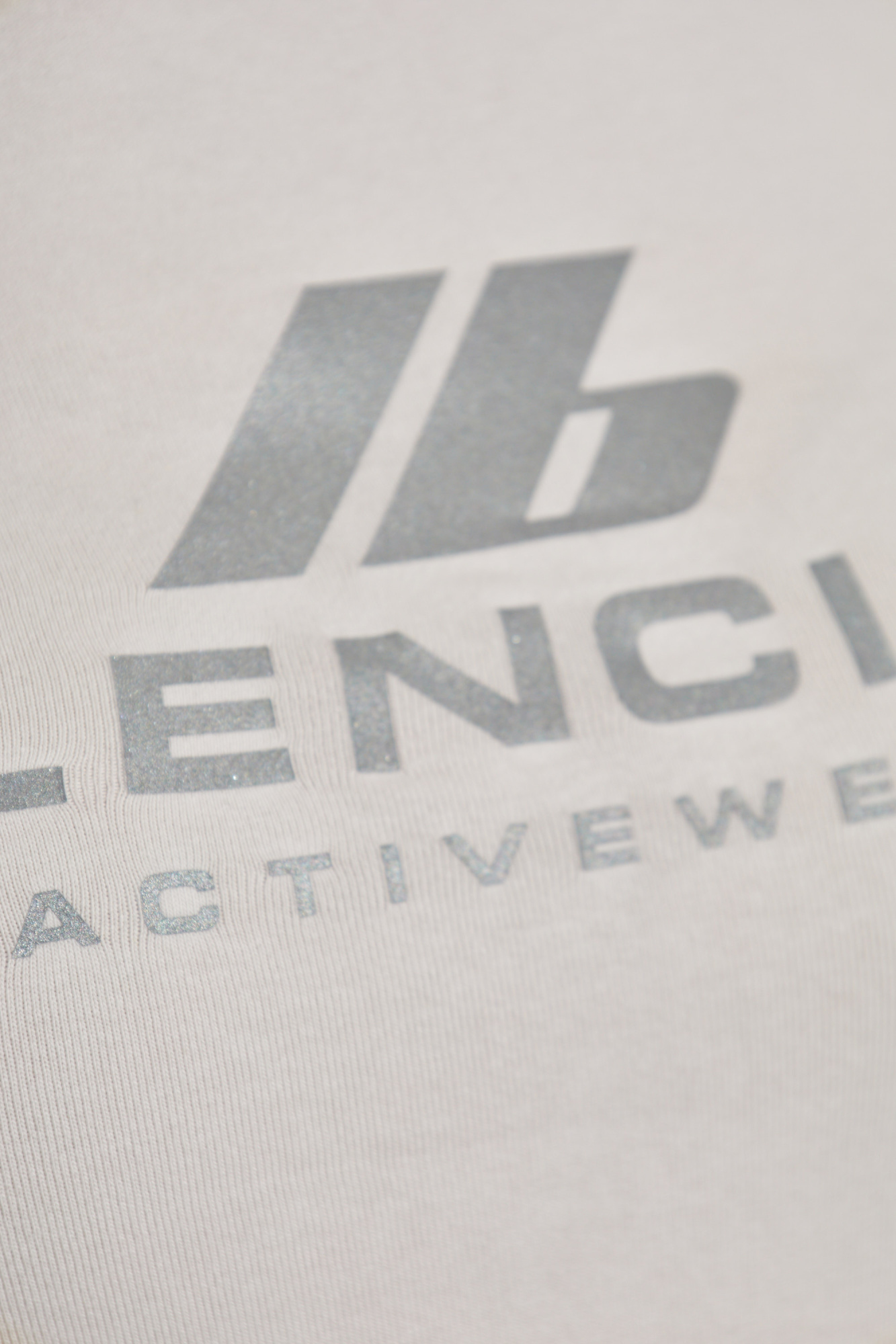 Grey Sports T shirt with logo Balenciaga Vitkac Canada